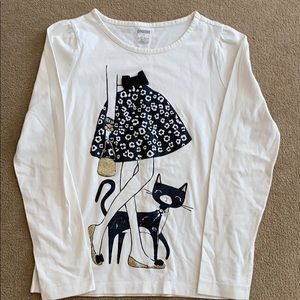 Kid’s “Cat & Human” Long Sleeve Shirt